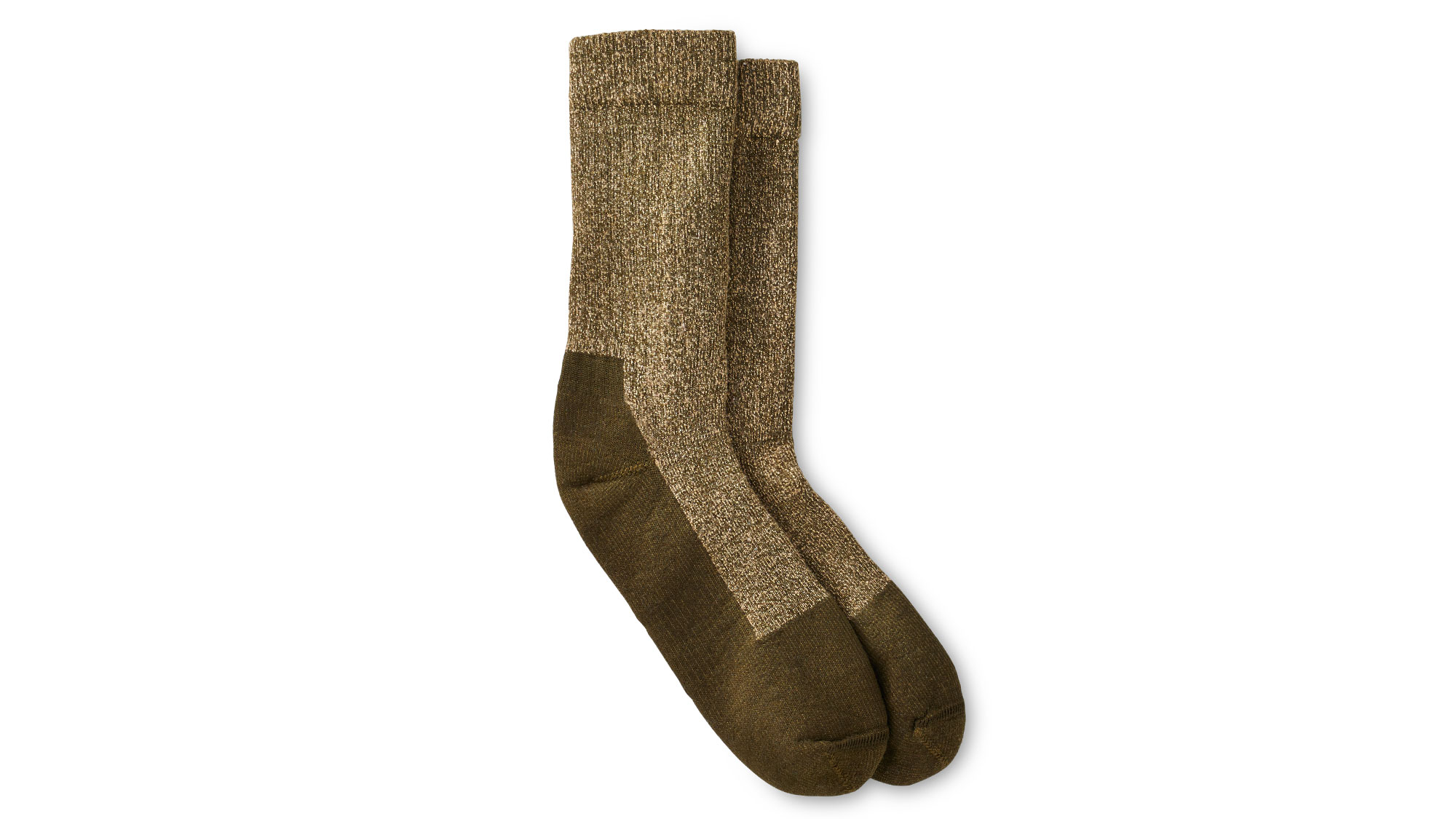  Deep Toe-Capped Crew Sock Olive