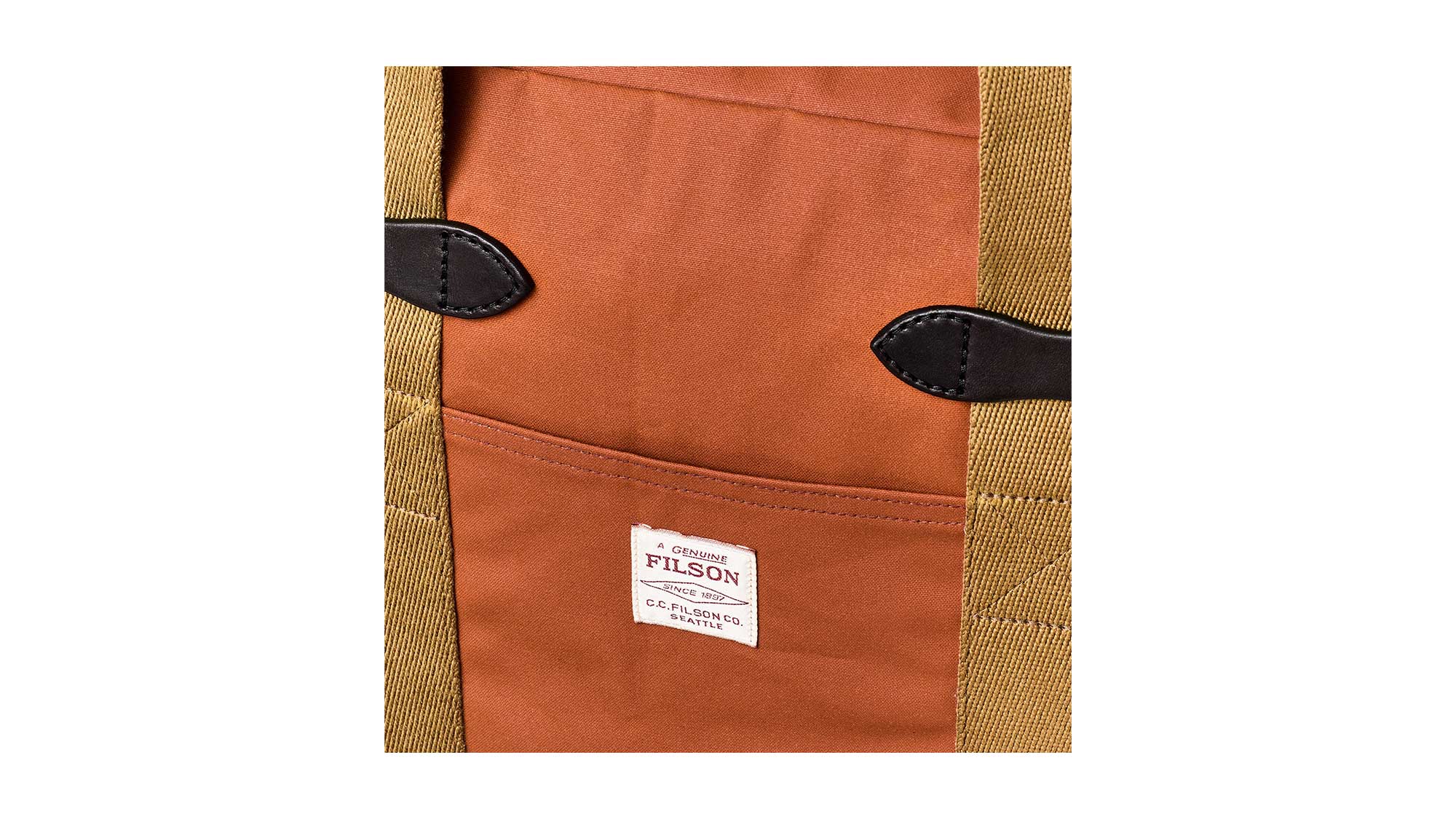 Tin Cloth Tote Bag with Zipper - Rust Tin Cloth Tote Bag with Zipper - Rust