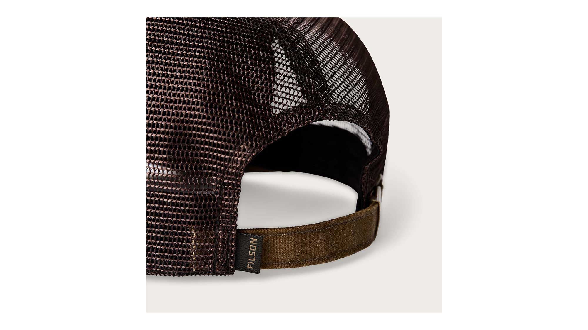 Scenic Waxed Logger Mesh Cap Dark Tan