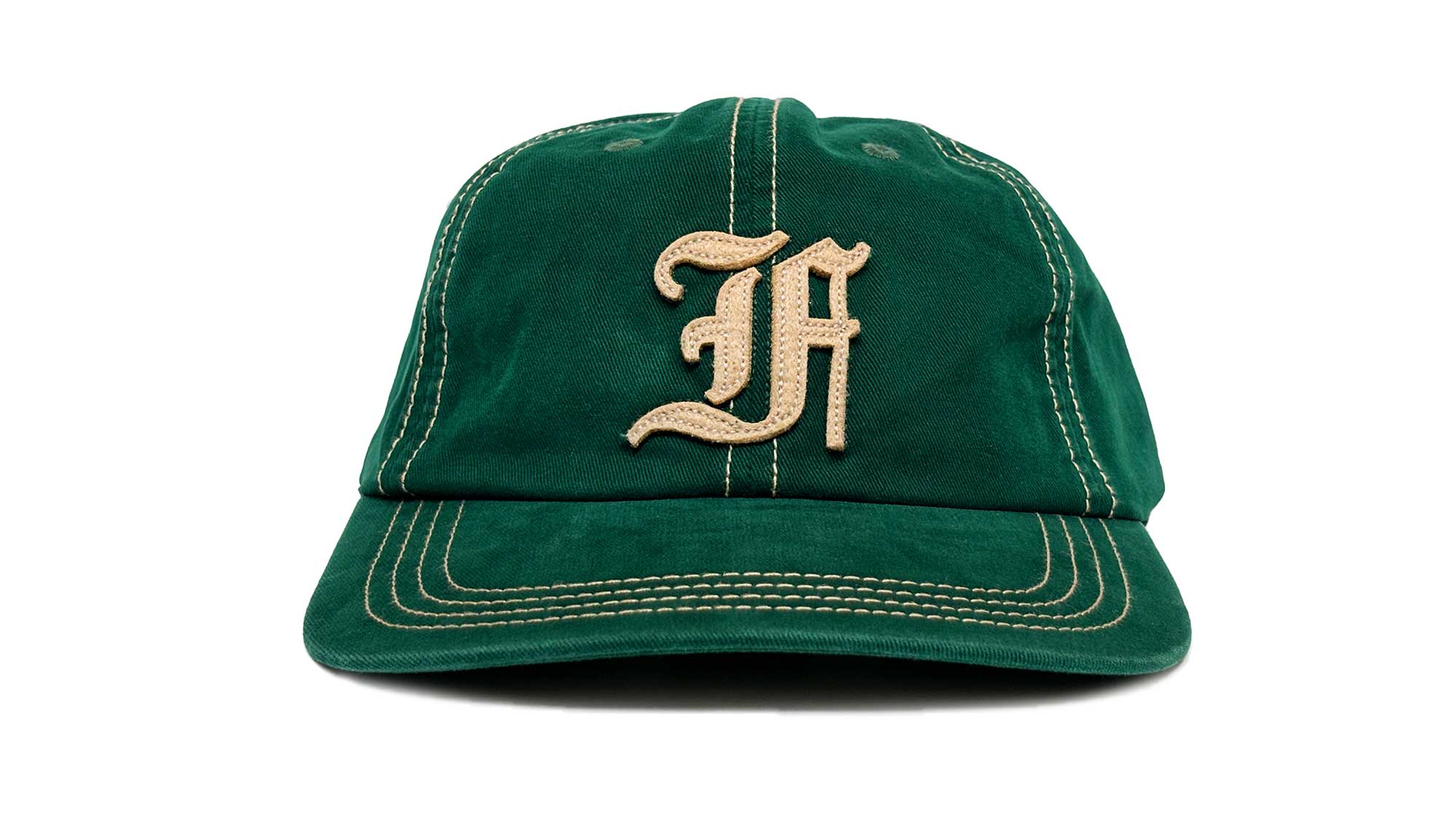 New Shape Twill BB Cap Dark Green Contrast