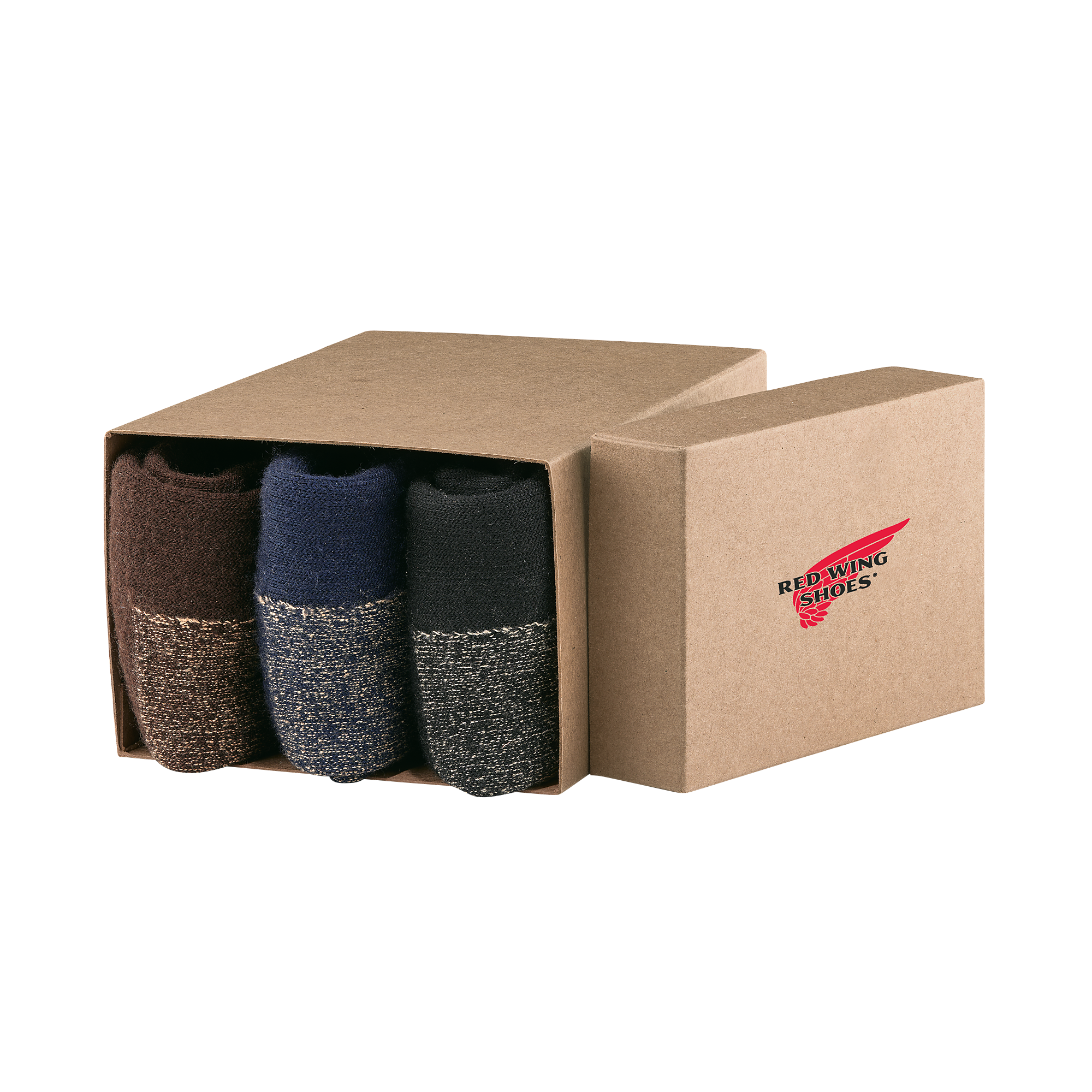 Toe-Capped Crew Sock Mixed 3-Pack
