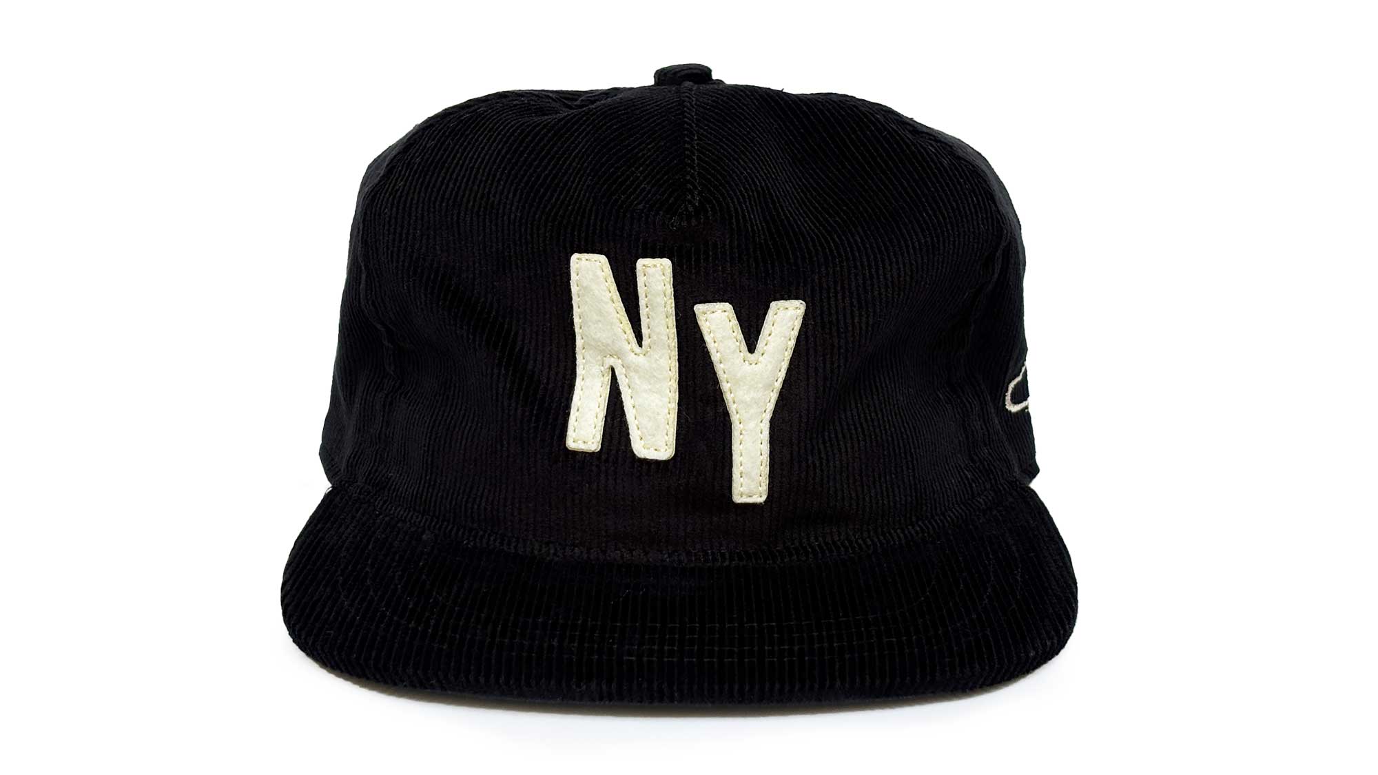 NY City Corduroy Snapback Black