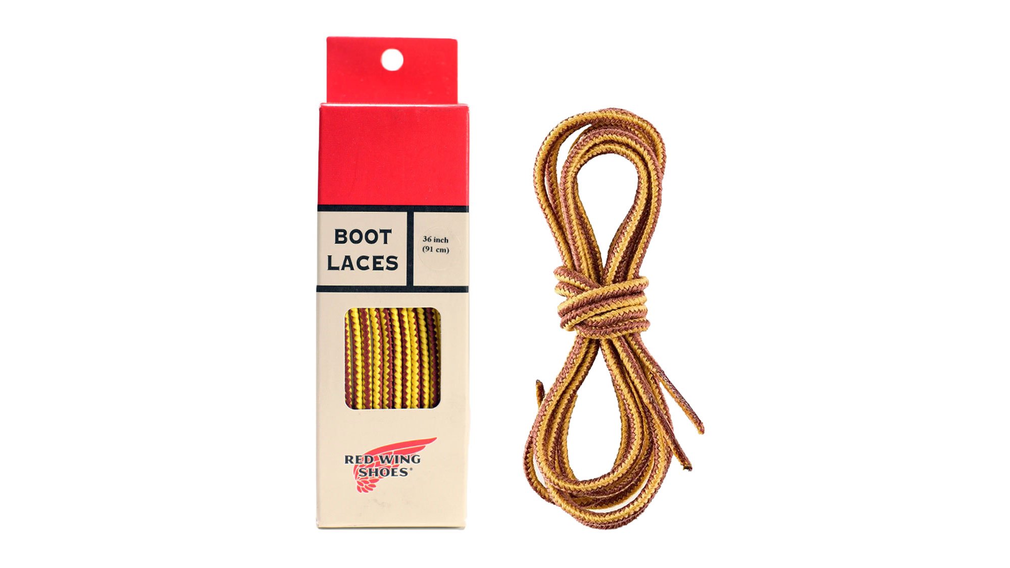 3-5 Loch / Gold-Tan / Nylon Schnürsenkel