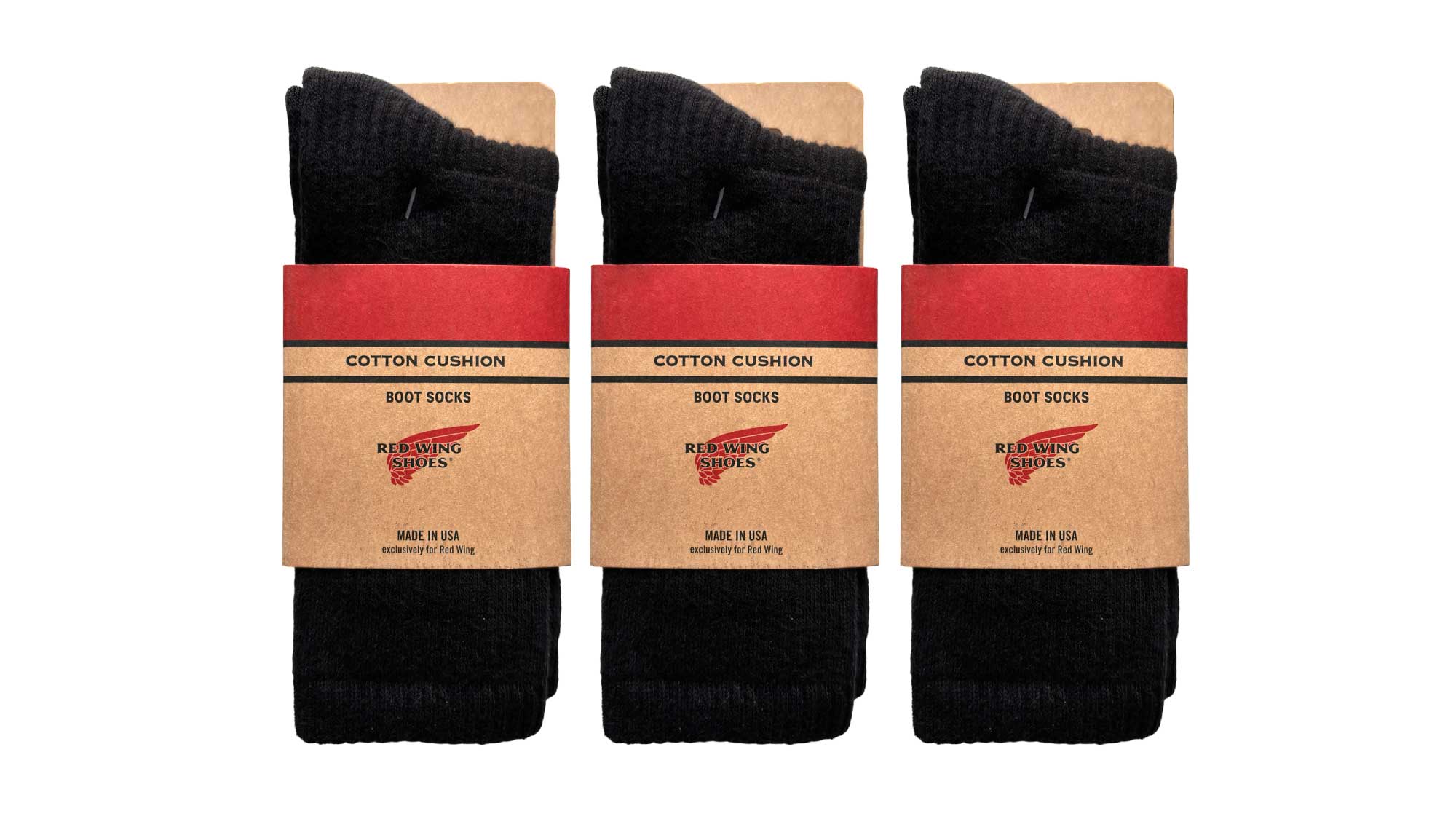 3-Pack Cushion Crew Sock