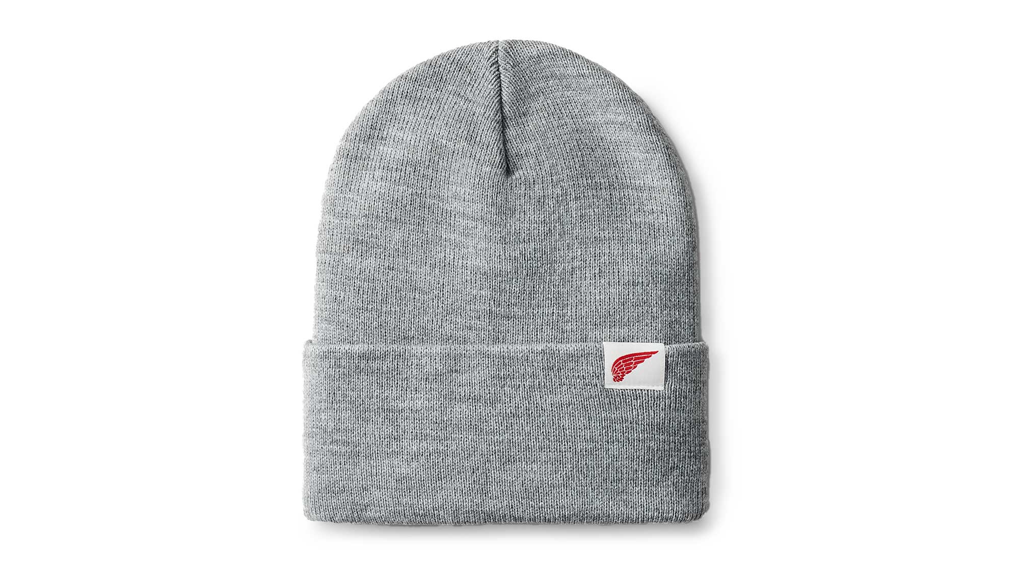 Logo Knit Beanie 98062 Light Gray Heather  