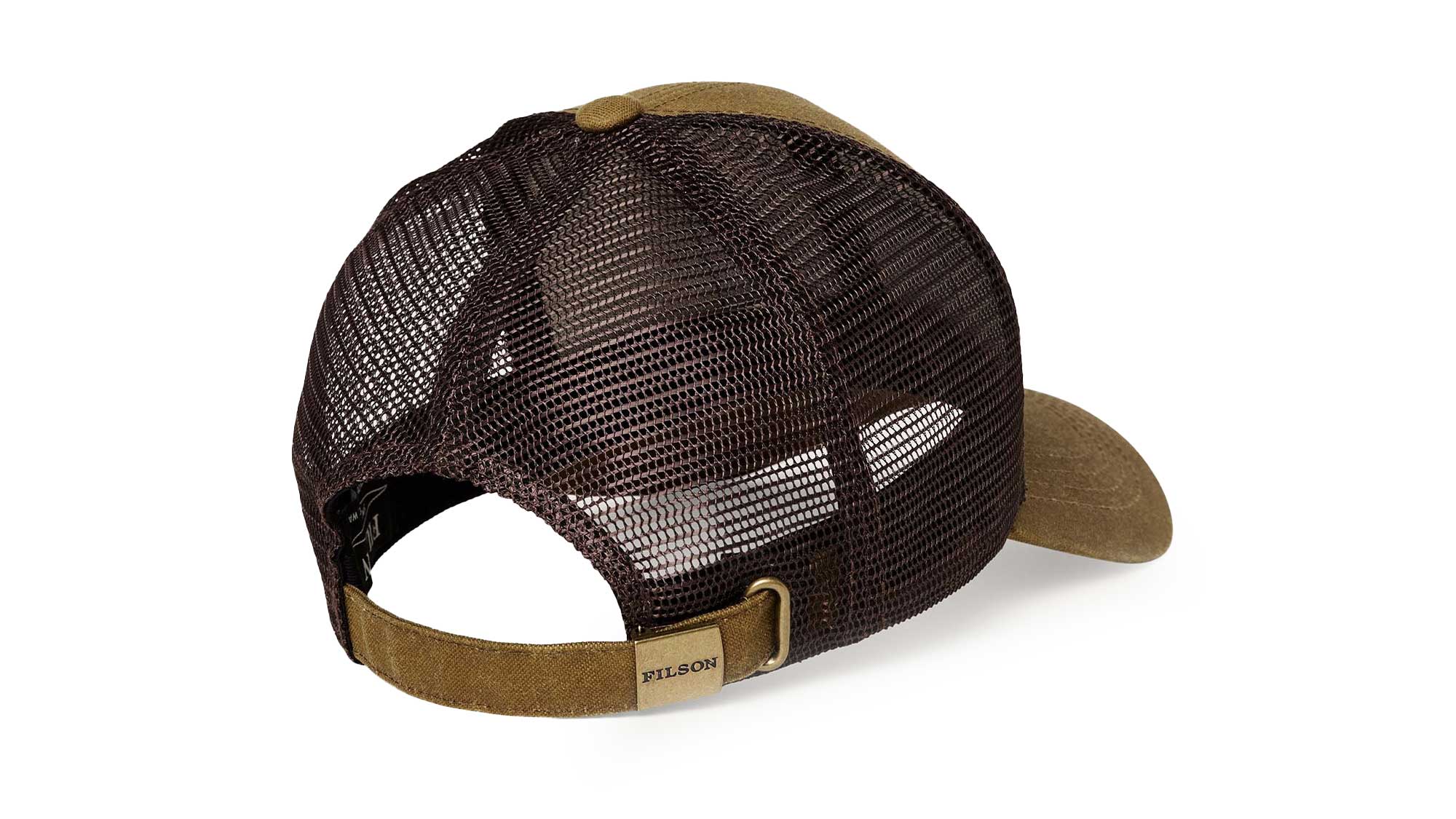 Scenic Waxed Logger Mesh Cap Dark Tan