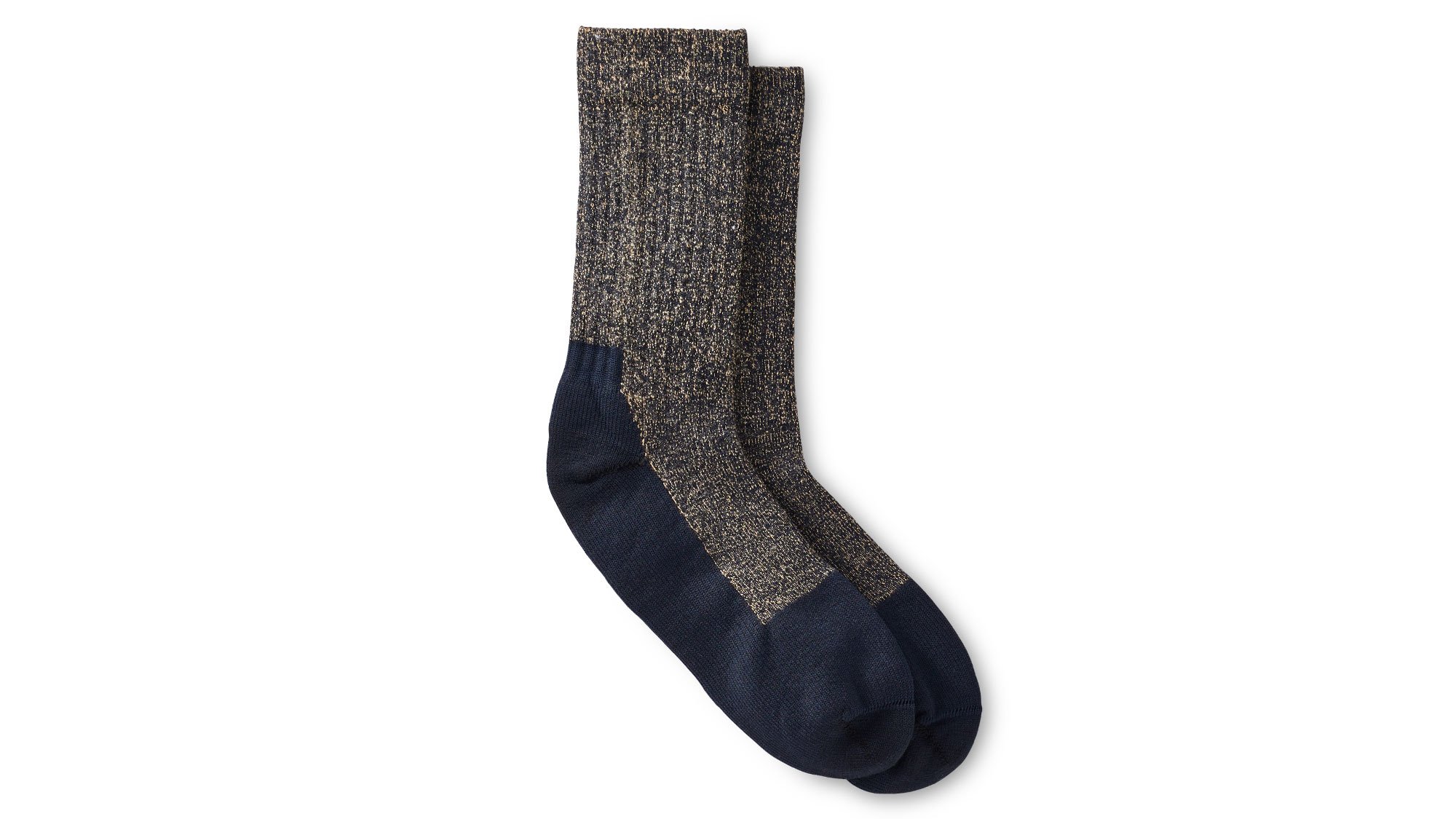 Deep Toe-Capped Crew Sock Navy