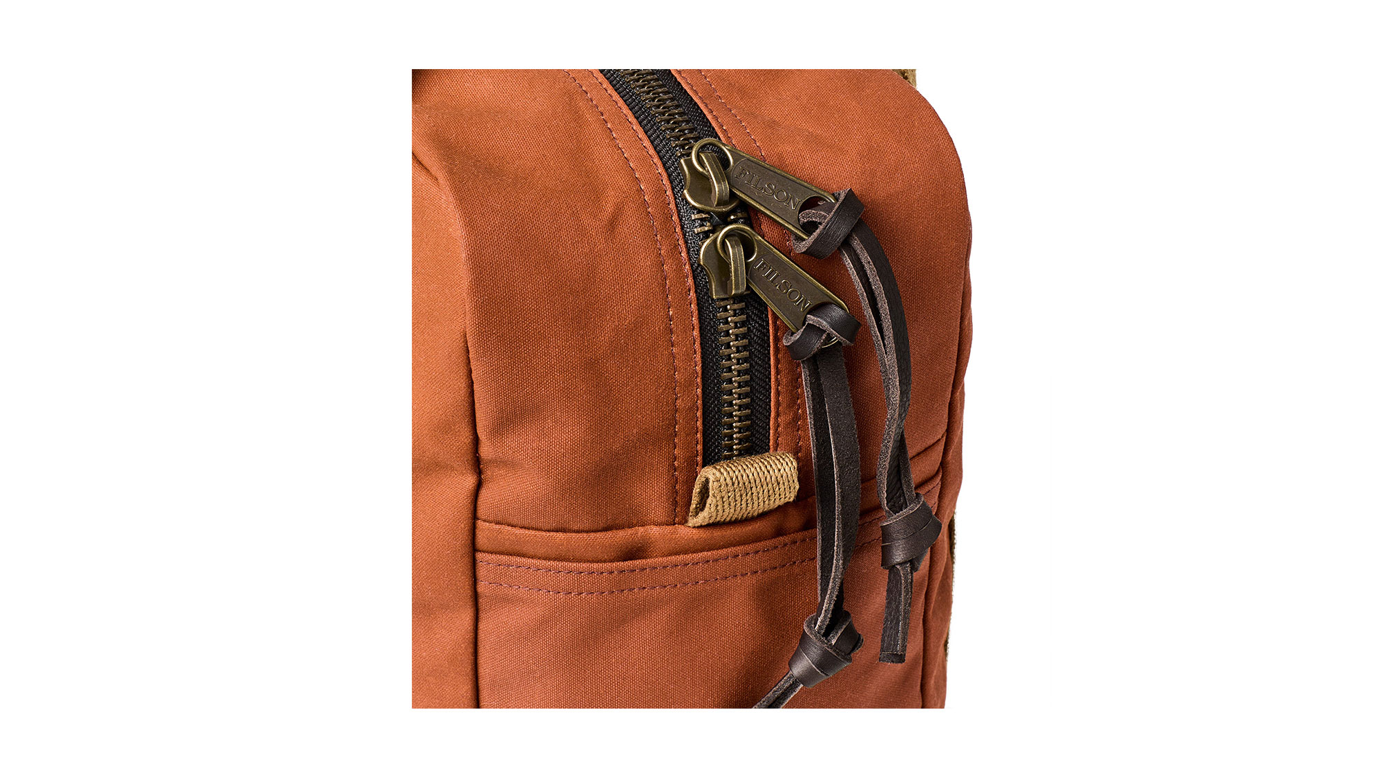 Tin Cloth Tote Bag with Zipper - Rust Tin Cloth Tote Bag with Zipper - Rust