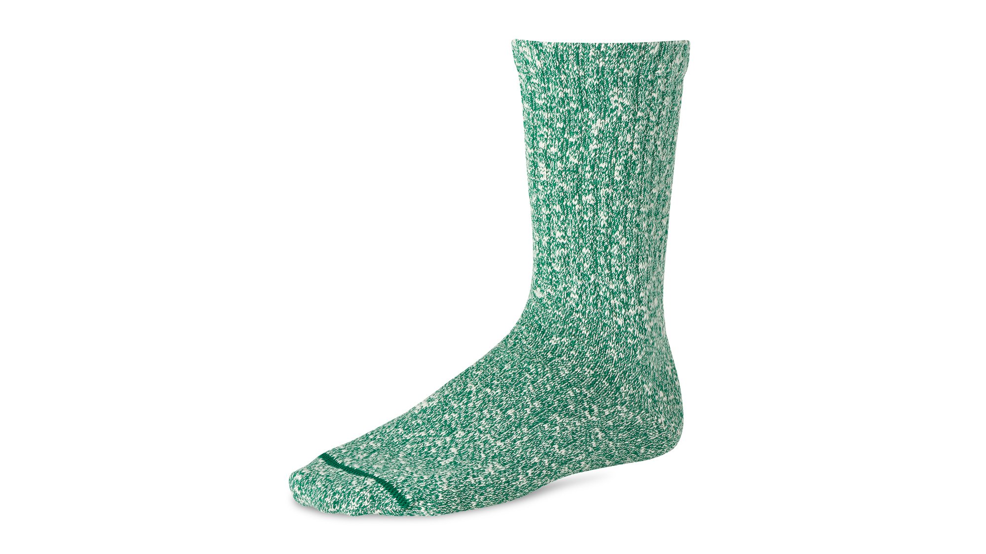 Cotton Blend Ragg Sock Green