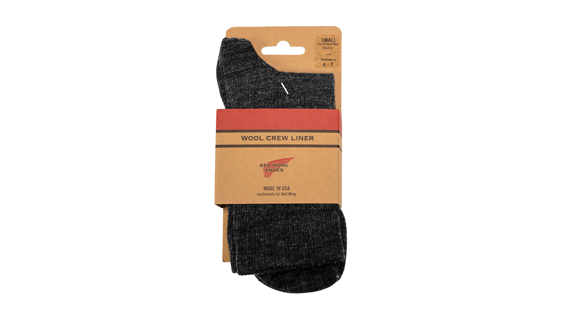 3-Pack Wool Crew Liner Charcoal 3-Pack Wool Crew Liner Charcoal